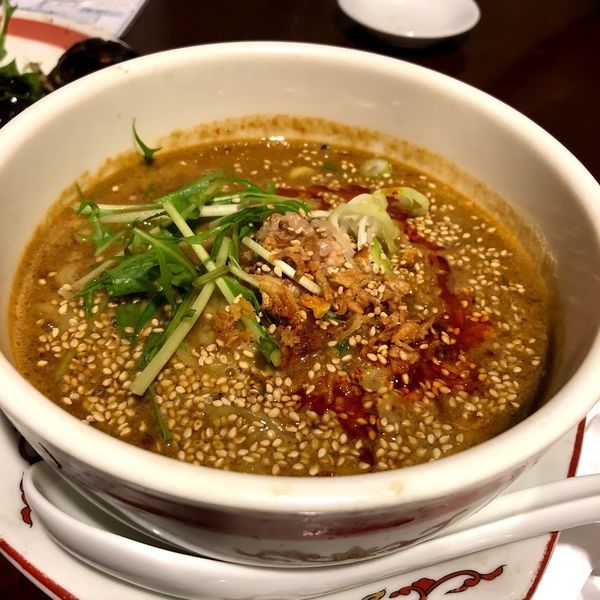 「白胡麻坦々麺」@紅豚の写真