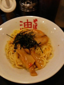 「油そば」@東京麺珍亭本舗 鶴巻町店の写真