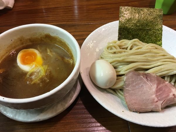 「豚つけそば ＋ 味玉」@どろそば屋 ひろしの写真