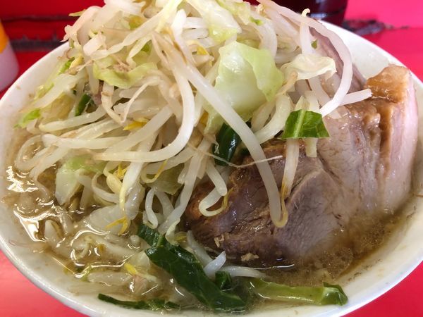 「小ラーメン［ニンニク少なめ］」@ラーメン二郎 三田本店の写真