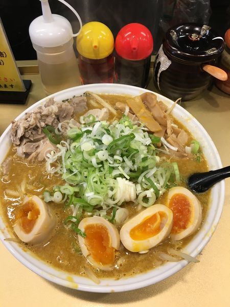 「カレーラーメン」@超ごってり麺 ごっつ 亀戸本店の写真