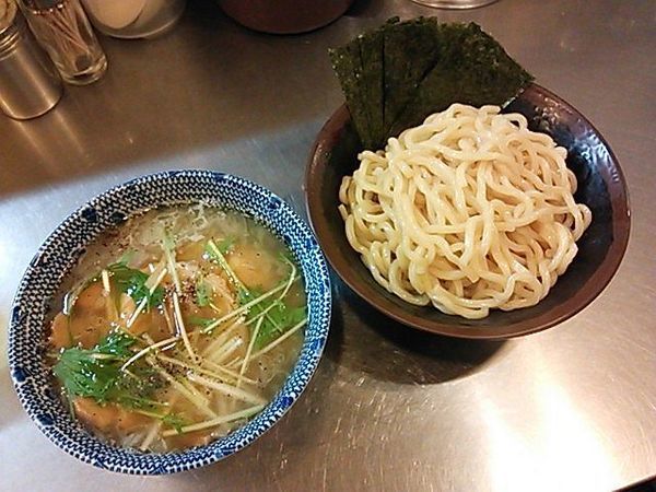 「塩つけ麺（並）」@めん屋桔梗 銀座店の写真