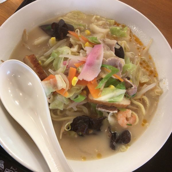 「長崎ちゃんぽん580円＋税（麺1.5倍）」@長崎ちゃんぽん リンガーハット 川越広栄店の写真