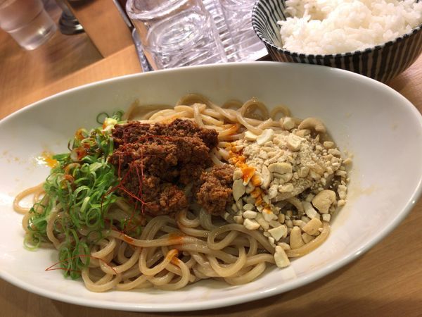「汁なし鶏白坦々麺」@濃厚鶏そば 葵の写真