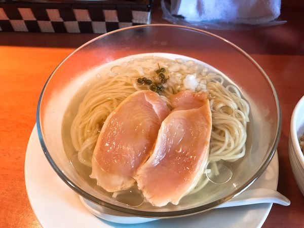 「冷やし塩煮干し&焼飯(谷中ショウガ付き)」@食堂酒場 Graciaの写真