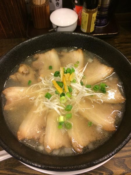 「イベリコ豚チャーシュー麺980円(限定)」@あら焼鶏白湯 カシムラの写真