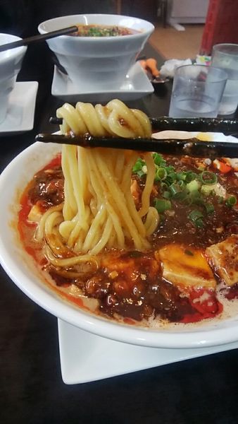 「麻婆担々麺」@海老ラーメン専門店  海老寿DELUXの写真