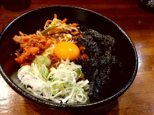 「朝鮮まぜそば(並盛・200g)600円」@油そば 静の写真