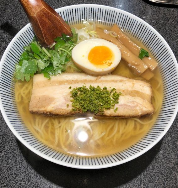 「和風柚子柳麺（￥730）」@麺屋ひょっとこ 銀座店の写真