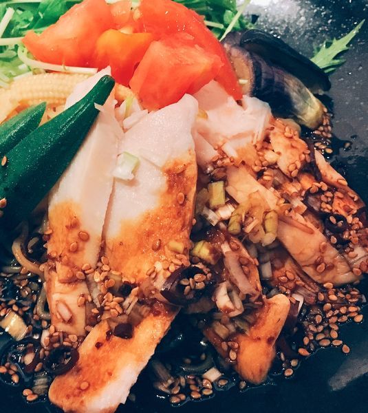 「☆よだれ鶏の冷麺☆」@餃子の王将 ウィング川崎店の写真