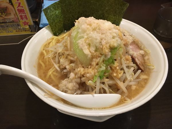 「みちる麺 中盛 野菜脂増し」@みちる屋 北越谷店の写真