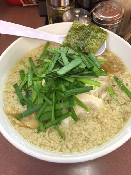 「ハッスル生ニララーメン　740円」@ハッスルラーメンホンマ 錦糸町店の写真