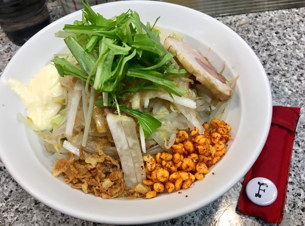 「二郎系冷やし中華」@ラーメンとりとんの写真