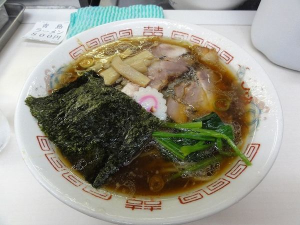「ラーメン麺カタメ　800円」@青島食堂 秋葉原店の写真