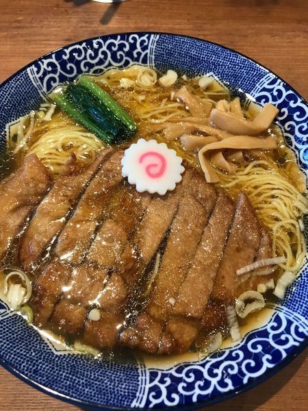 「パーコー麺（大盛り）」@ハマカゼ拉麺店の写真