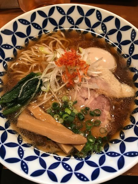 「干し海老油醤油らーめん味玉」@味香房 海居人の写真