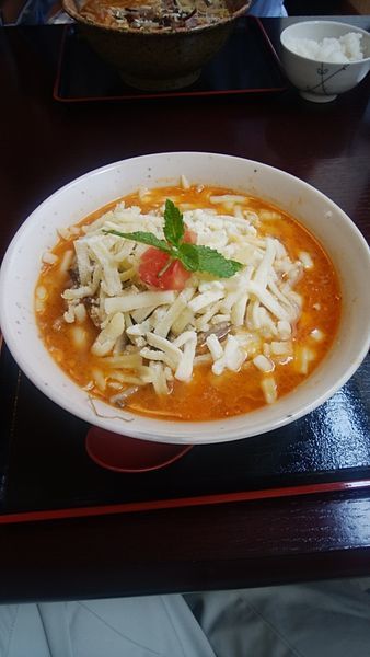 「チーズみそらーめん」@麺や力の写真