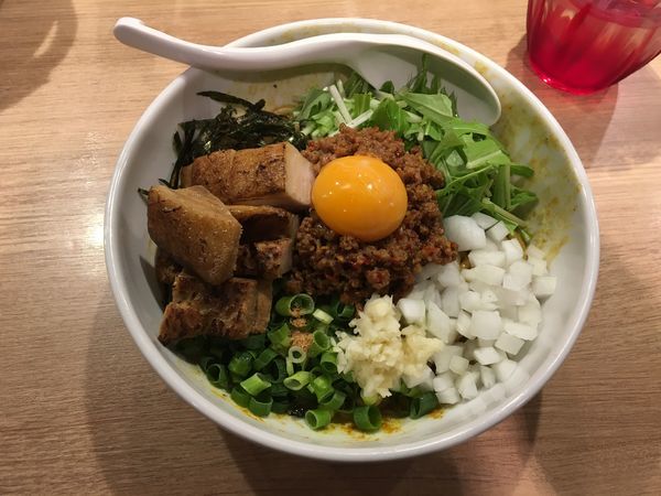 「カレー台湾まぜそば」@withの写真