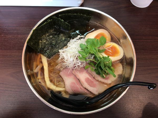 「特製生姜醤油そば(980円)+ごはん(100円)」@RAMEN ブリキの木こりの写真