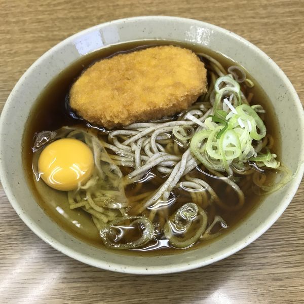 「コロッケ（￥420）」@都そば 京成高砂駅店の写真