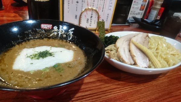 「山芋とろろつけ麺(大盛)」@麺昇 神の手の写真