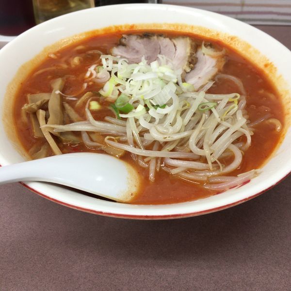 「辛々ラーメン」@くるまやラーメン おゆみ店の写真