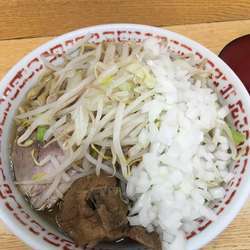 小 ヤサイアブラマシマシ+タマネギ