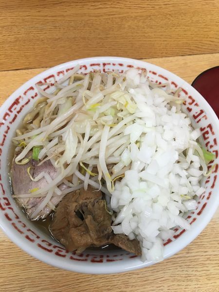「小 ヤサイアブラマシマシ+タマネギ」@ラーメン二郎 環七新新代田店の写真