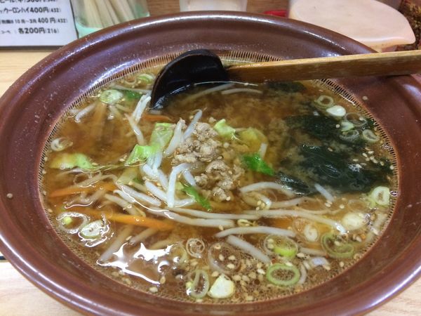 「半ラーメン(味噌)¥600」@コタン 西荻窪店の写真