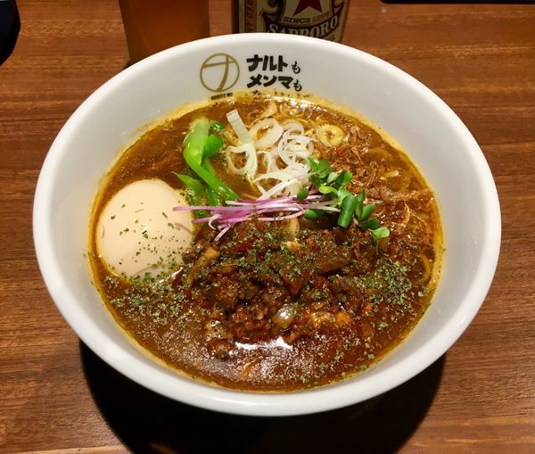 「カレーらーめん+味玉」@ナルトもメンマもないけれど。の写真