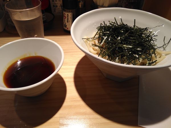 「のり盛りうどん」@らー油肉つけうどんの南哲の写真