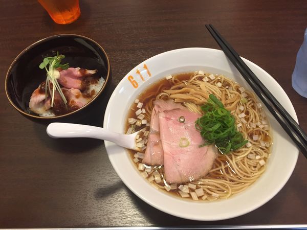 「中華そば（醤油）750円」@Ramen611の写真
