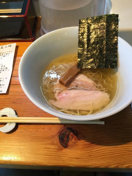 「小麦三味」@らーめん芝浜の写真