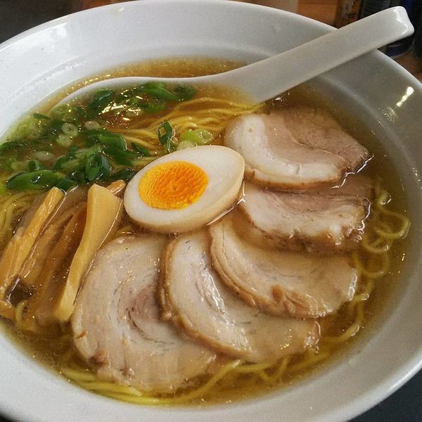 「醤油チャーシュー麺  800円」@再来軒の写真