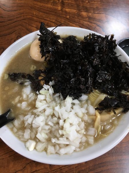 「磯とんこつラーメン」@地鶏ラーメン 赤大屋の写真