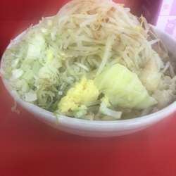 ラーメン小、やさいちょいマシ、あぶら、カラメ、ねぎ、しょうが