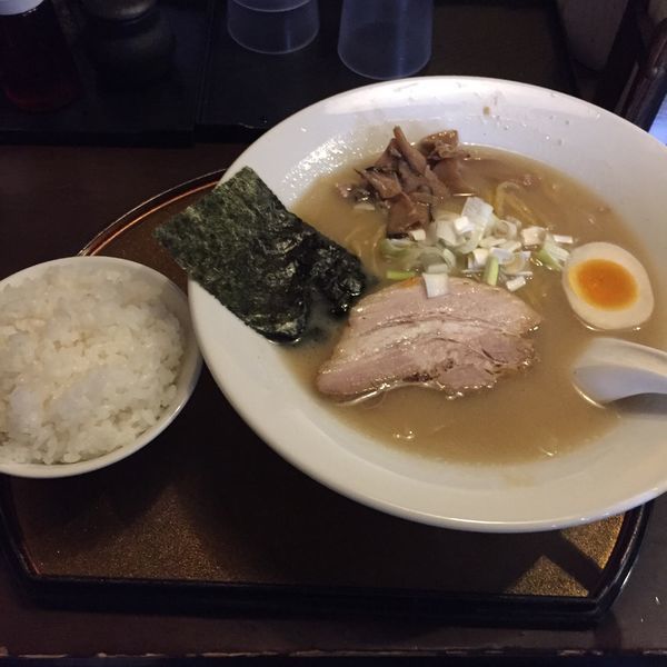 「白味味噌900円＋小ライス120円」@信濃神麺 烈士洵名の写真