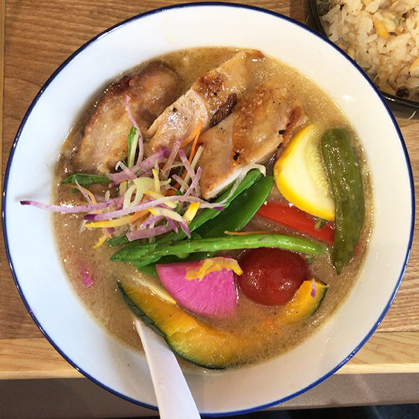 「特製鶏そば＋アサリご飯（ランチサービス）」@麺処 禅の写真