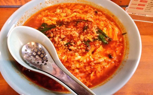 「タンタンメン・中級+ニラ」@旨辛タンタンメン 横浜鴨居店の写真