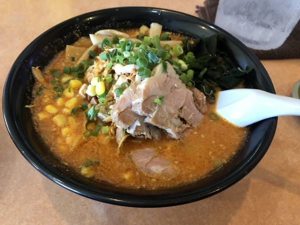 「激辛ラーメン」@らーめん かざみどりの写真