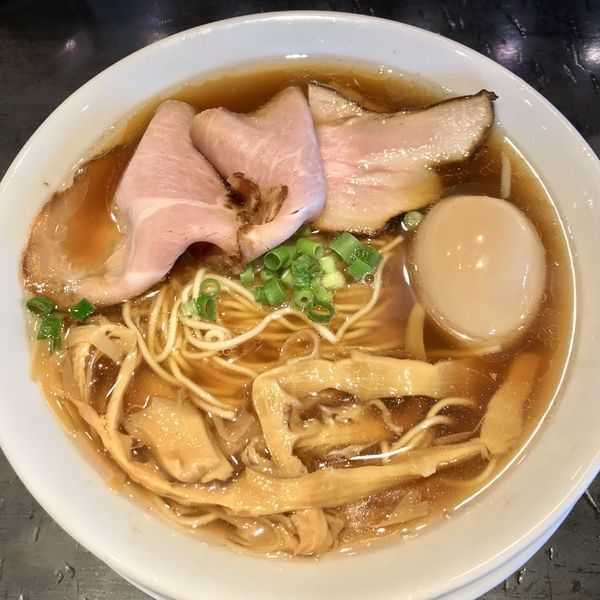 「煮干し中華そば ¥780円（奥久慈卵の味玉サービスCP）」@らーめん ちゃん亭の写真