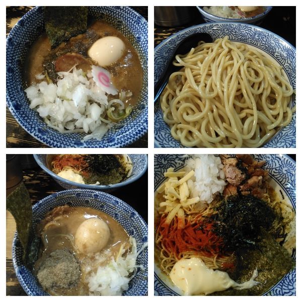 「つけ麺大盛り（煮干しver）＋カレー和え玉」@狼煙 〜NOROSHI〜の写真