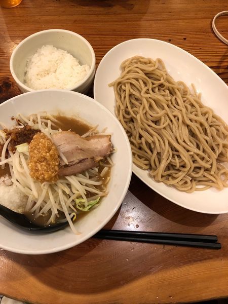 「G郎つけ麺 小ライス」@三代目麺処 「まるは」極 船橋店の写真