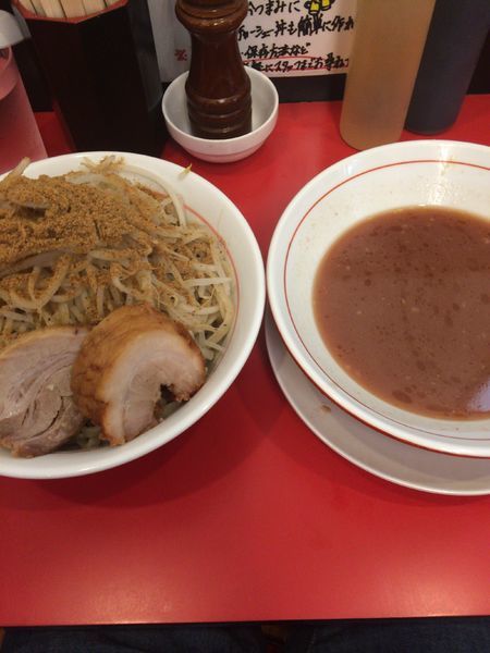 「限定　つけ麺」@鷹の目 獨協大学前本店の写真