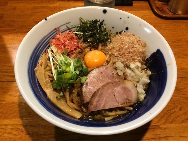 「黒まぜそば（限定）」@麺屋 鶏口の写真