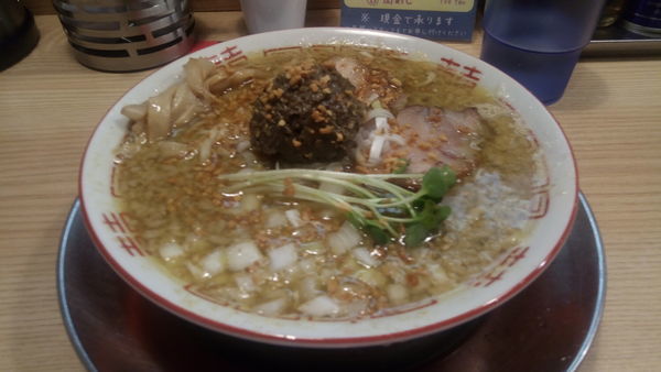 「カレーなアブラ煮干そば(ver2018)」@煮干そば 流。の写真