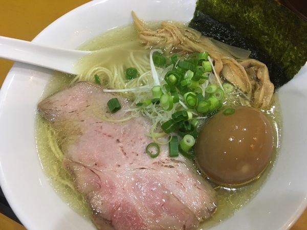 「塩ラーメン/普通盛り」@麺屋 扇 SENの写真