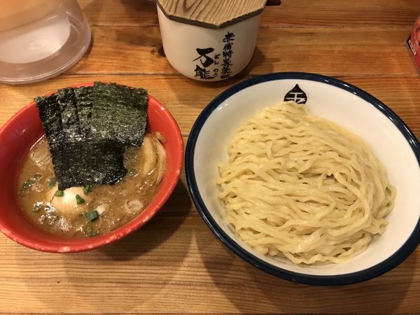 「特製豚鶏つけめん」@赤備の写真
