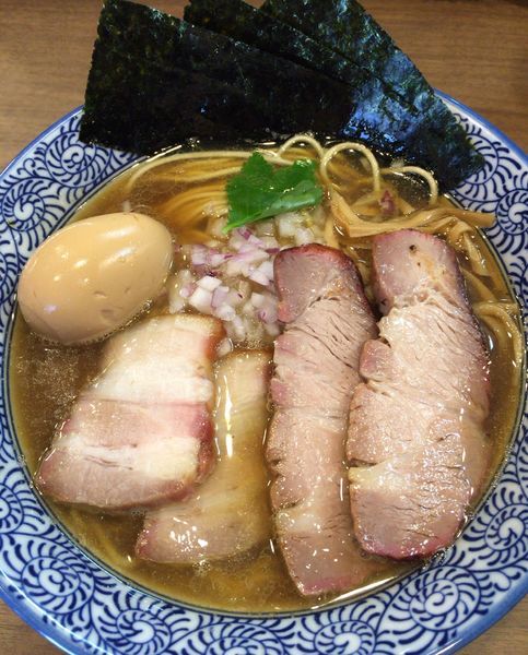「特製極上煮干」@煮干しつけ麺 宮元の写真