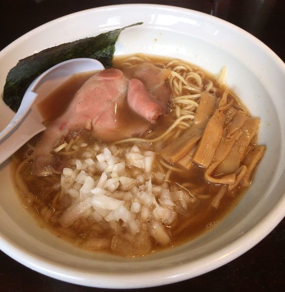 「限定 鴨そば」@濃麺 海月の写真